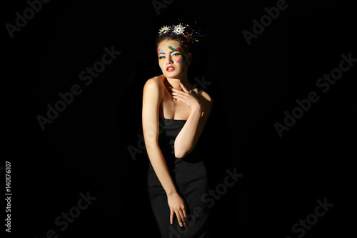 Portrait of beautiful young...