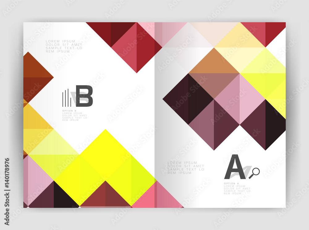 Square annual report brochure a4 print template Square annual report brochure a4 print template
