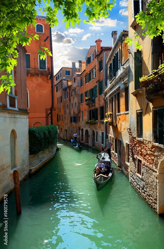 Gondola ride in Venice