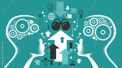 Business concept Searching for opportunities. 