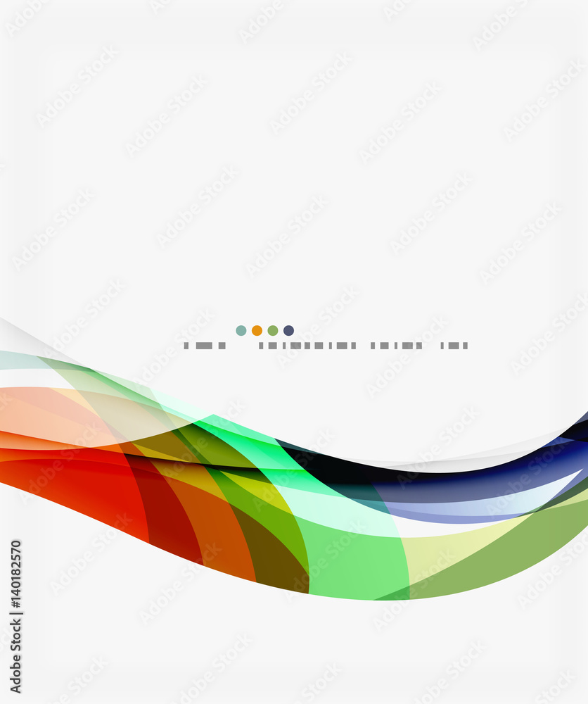 Fototapeta premium Business wave corporate template