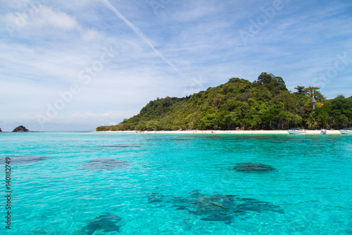 Rok island seascape at Krabi  Thailand.