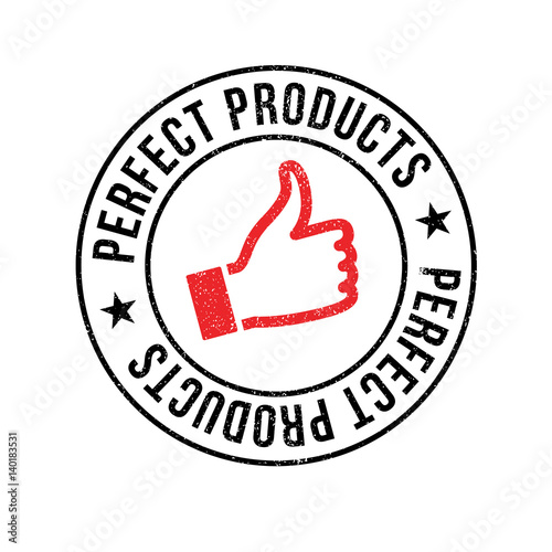 Perfect Products rubber stamp. Grunge design with dust scratches. Effects can be easily removed for a clean, crisp look. Color is easily changed.