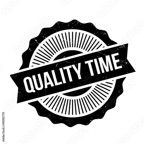 Quality Time rubber stamp. Grunge design with dust scratches. Effects can be easily removed for a clean, crisp look. Color is easily changed.
