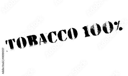 Tobacco 100 rubber stamp. Grunge design with dust scratches. Effects can be easily removed for a clean, crisp look. Color is easily changed.
