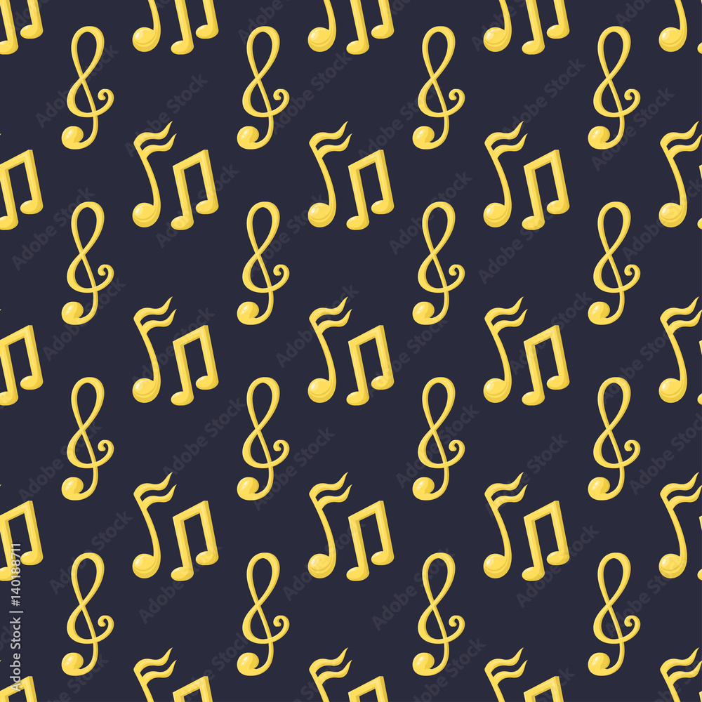 Gold rock star trophy music notes best entertainment win achievement clef and sound shiny golden melody success prize seamless pattern vector illustration. Gold rock star trophy music notes best entertainment win achievement clef and sound shiny golden melody success prize seamless pattern vector illustration.