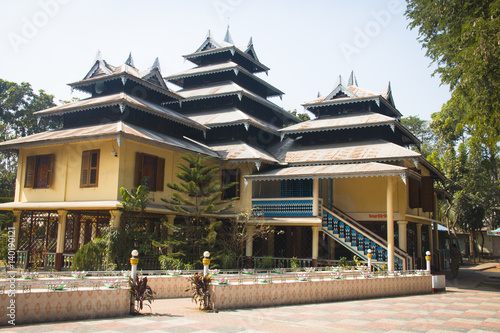 Buddhist temple on Maheskhali Island, near Cox's Bazar in Bangladesh
 photo