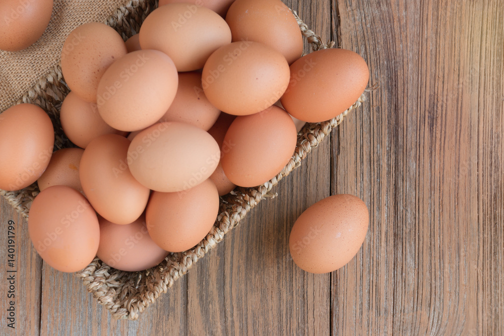 Egg on wooden table ,Chicken Egg Egg on wooden table ,Chicken Egg