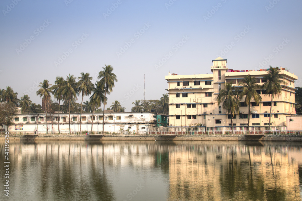 The famous Hadis park in the center of Khulna in Bangladesh
