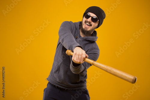 man with bat