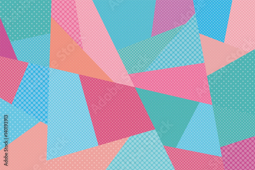 背景　パッチワーク