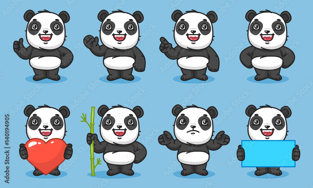 Panda Set Characters Part 1