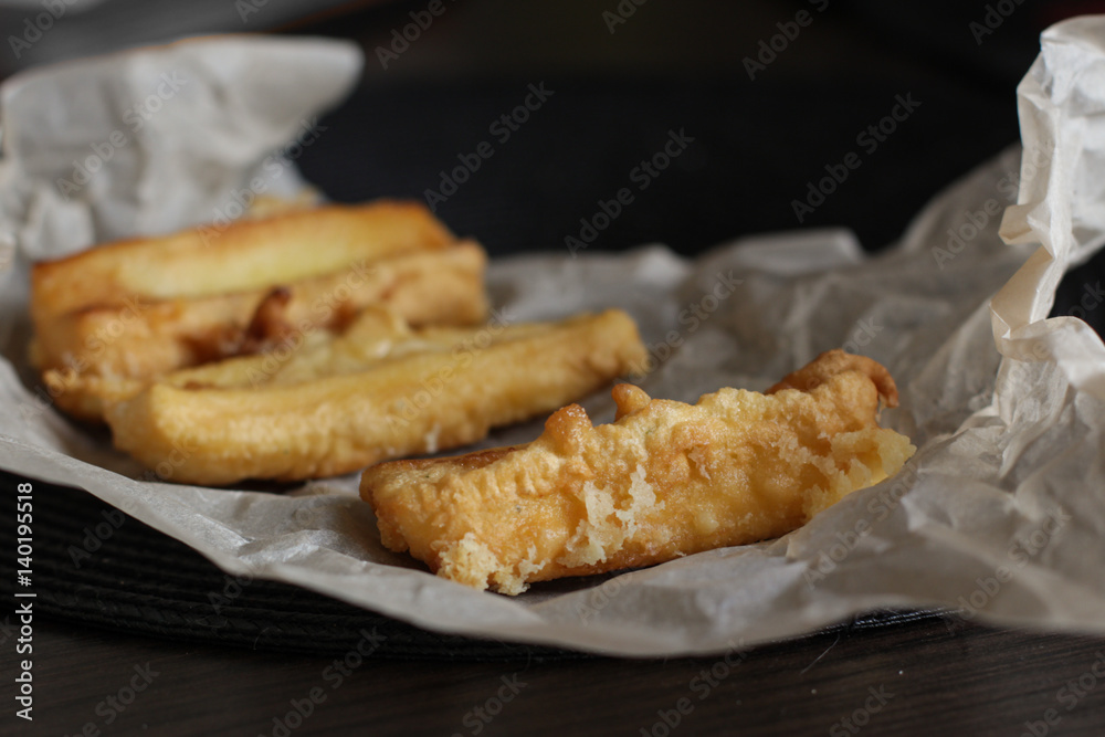 Fried cheese in batter (Deep-fried)