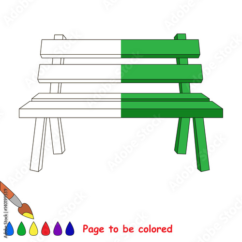 Kid game to be colored by example half.