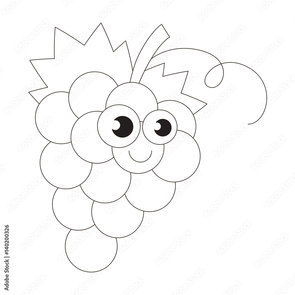 Cartoon outlined object. Cartoon outlined object.