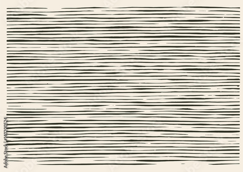 Obraz na plátně Paper cut irregular lines pattern