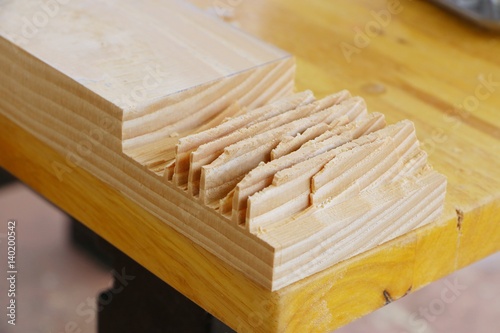 Assembling furniture, rabbet joint 
