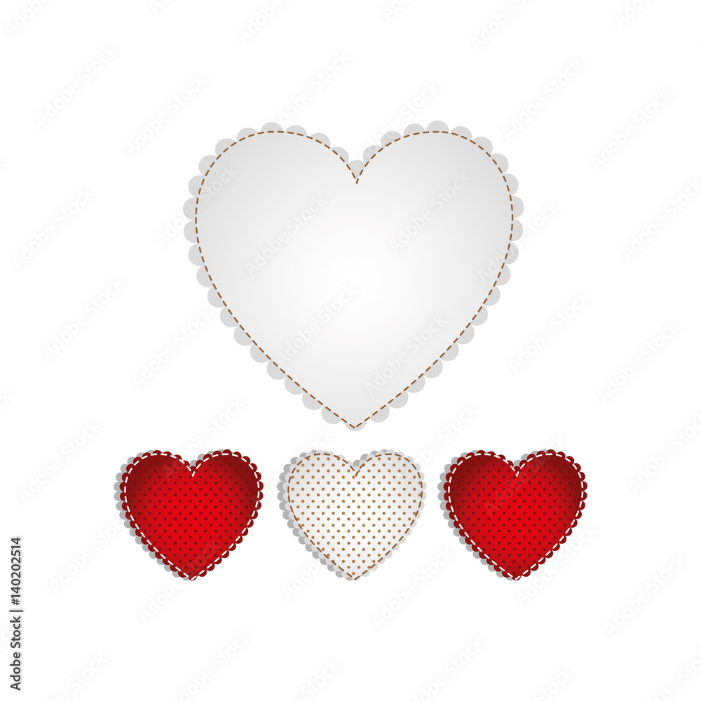 hearts design background icon, vector illustraction design