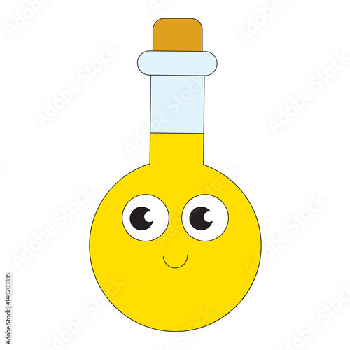 Cartoon outlined object.
