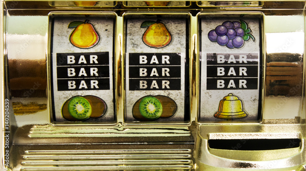 Naklejka premium old slot machine 