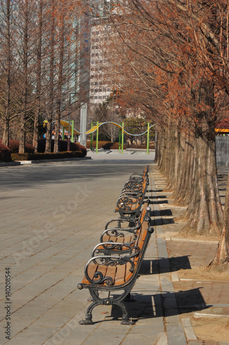 韓国・イルサン・ホス公園の冬 © Keni