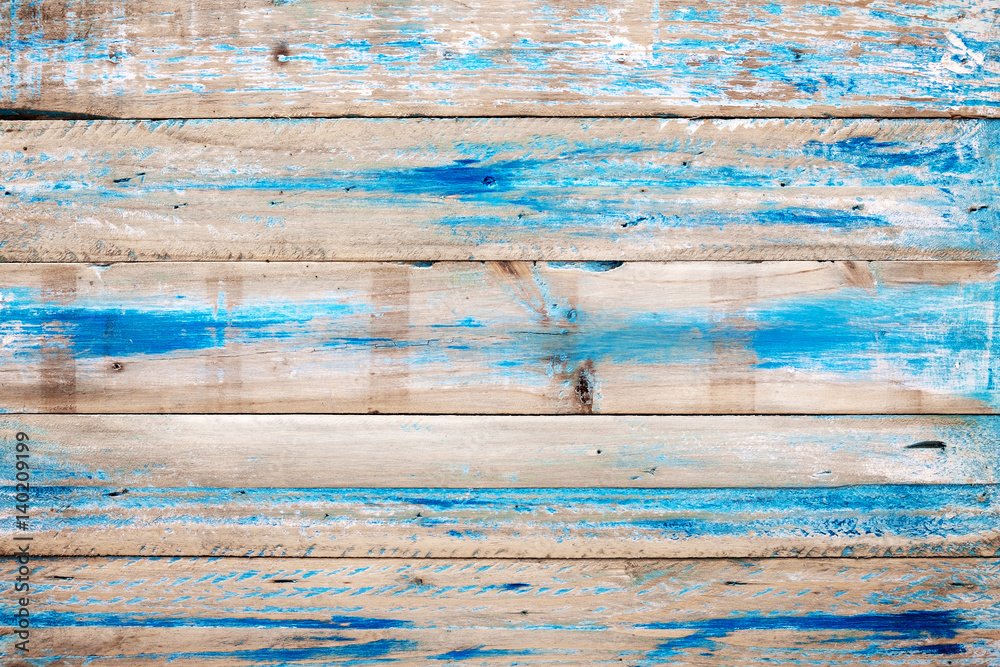 blue vintage wood texture