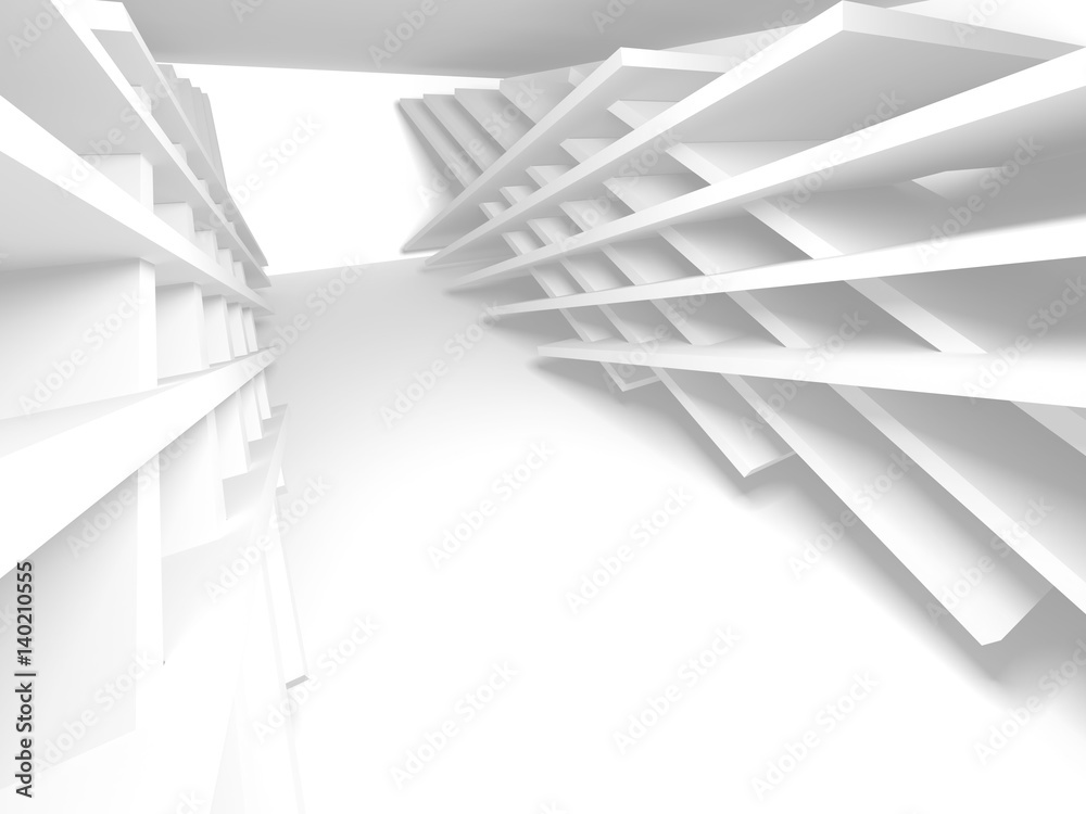 Obraz premium Abstract Modern Architecture Interior Background