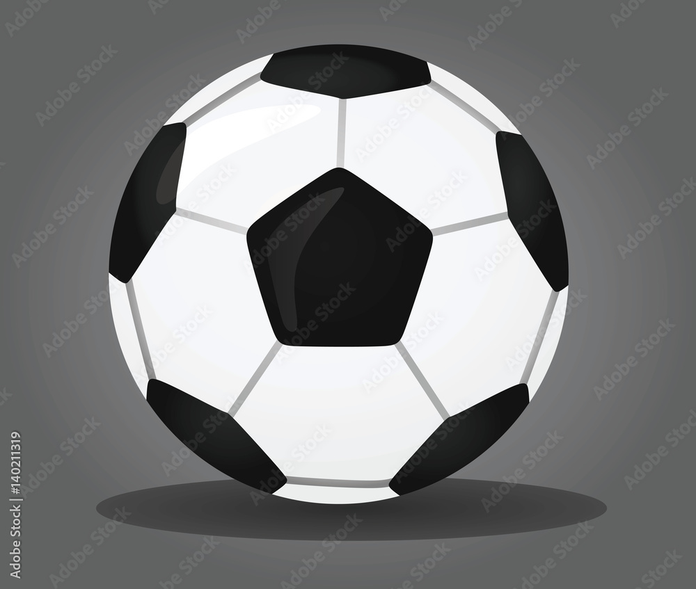 Obraz premium Football ball vector