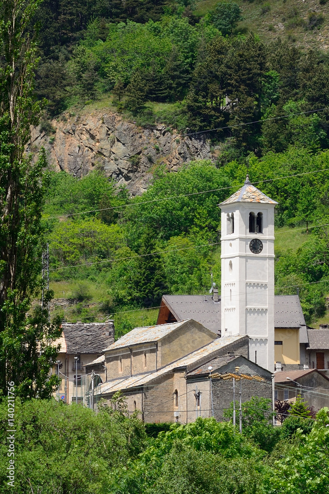 Church, Salbertrand, Piedmont, Italy