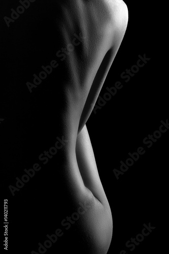 Canvas Print Sexy body nude woman