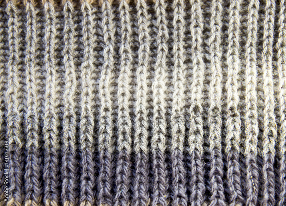 Texture of knitted striped cloth Texture of knitted striped cloth