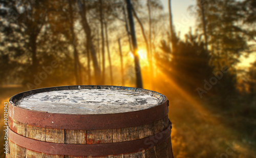 Old barrel top for display montages © Piotr Krzeslak