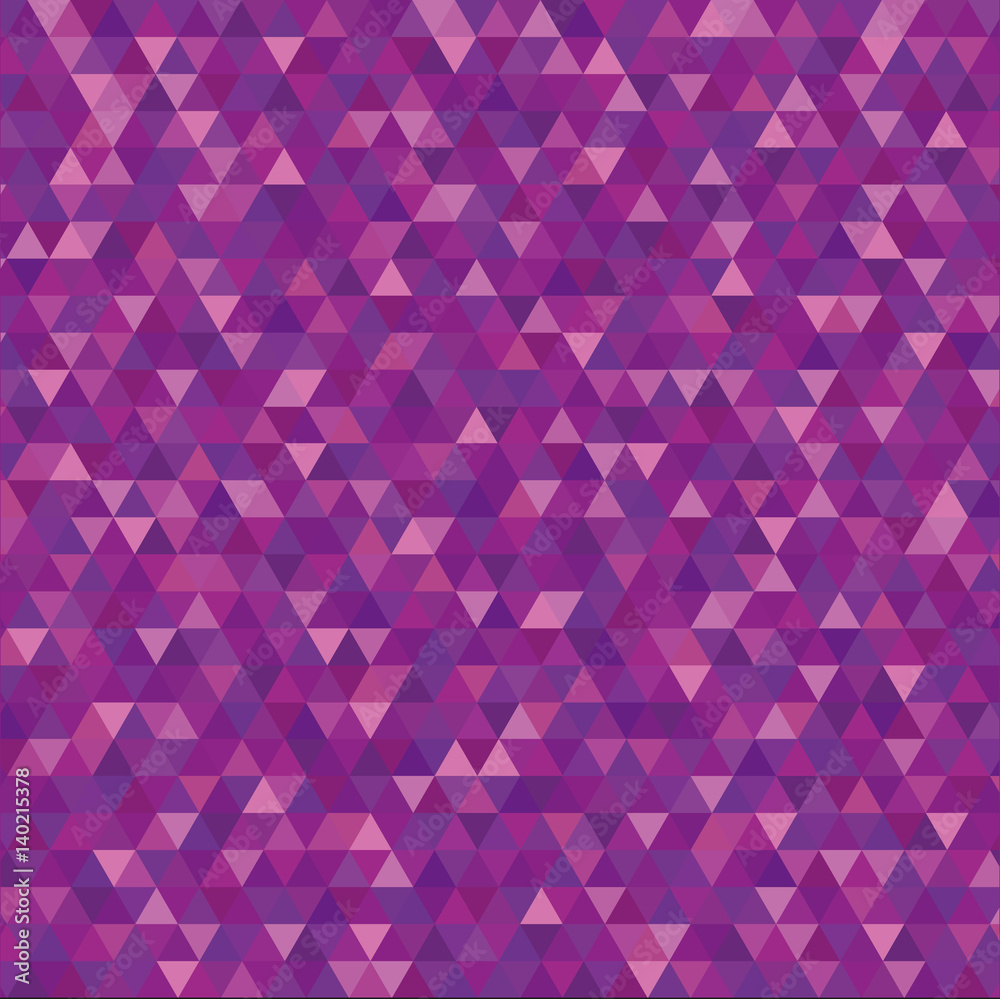 Fototapeta premium nice violet background of triangles - vector illustration