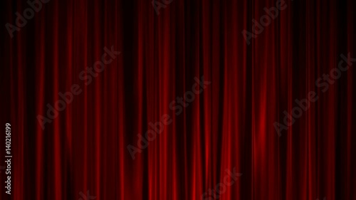 Red Curtain Seamless Loop