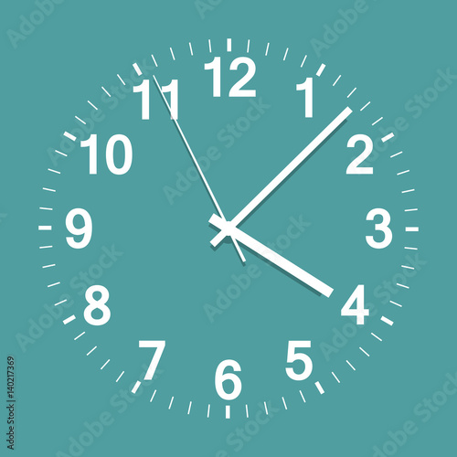 Clock icon vector illustration