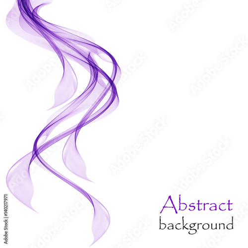 Abstract background with purple waves