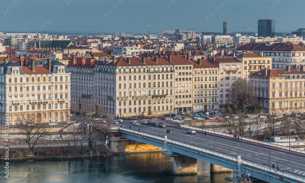 Bridge, city of Lyon France