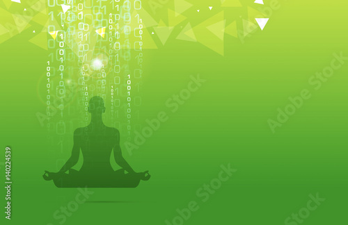 meditazione, informatica, guru, scienza
