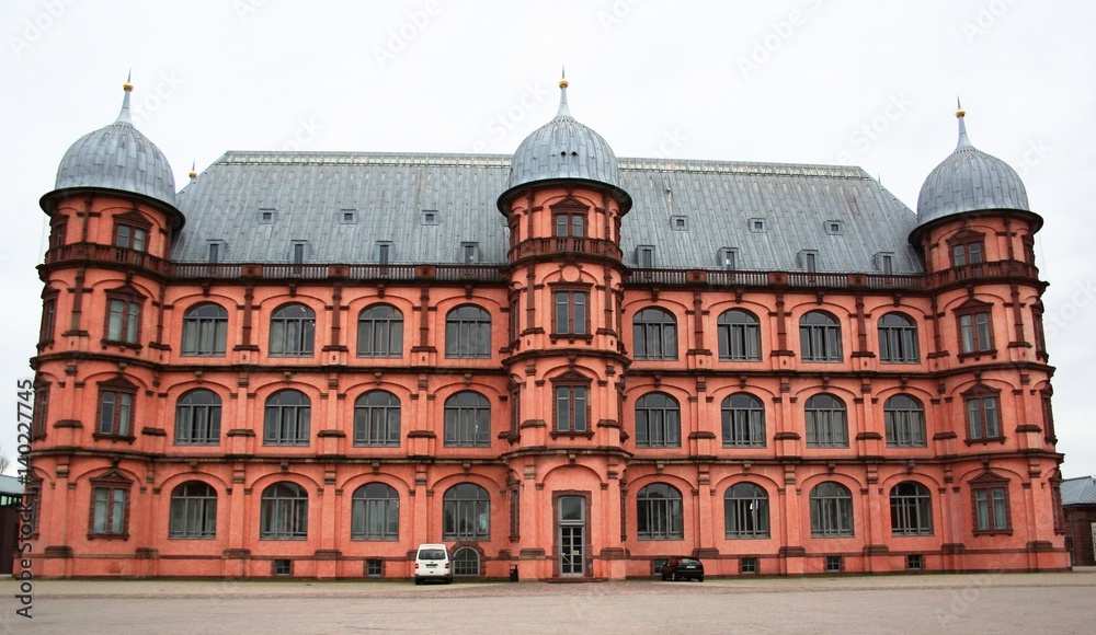 Obraz premium Karlsruhe Stadt Gebäude