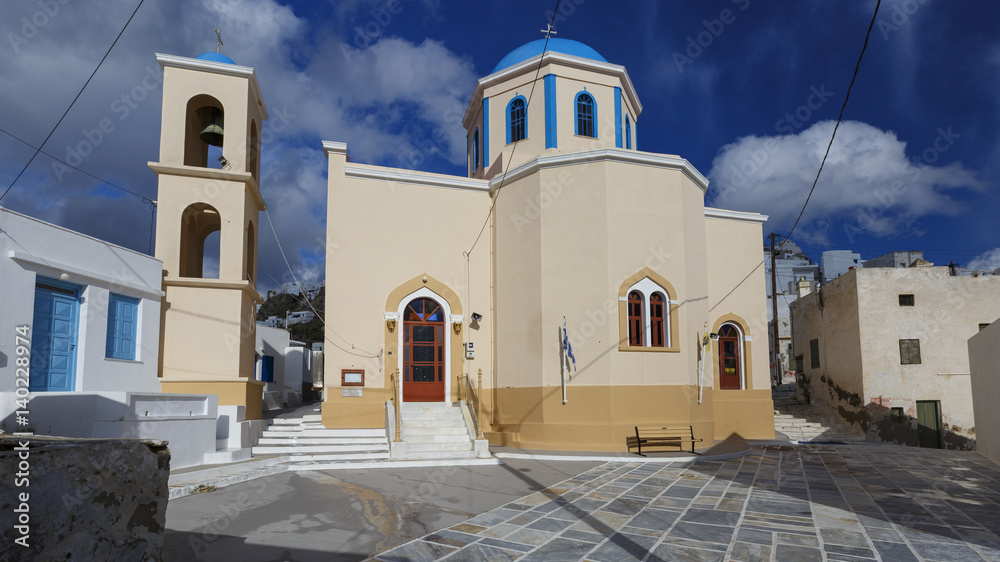 One of the main churches of Chora on Serifos island in Greece. 