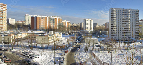 Район Западное Дегунино. Москва Панорама