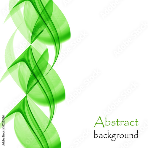 White background with abstract waves