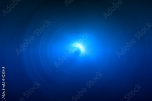blue circular glow wave. lighting effect abstract background.