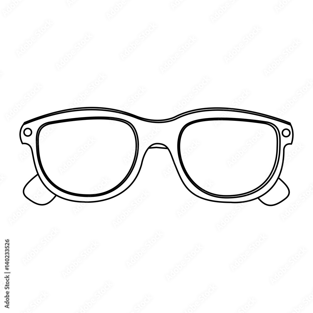 Fototapeta premium 3d glasses cinema movie icon, vector illustraction design