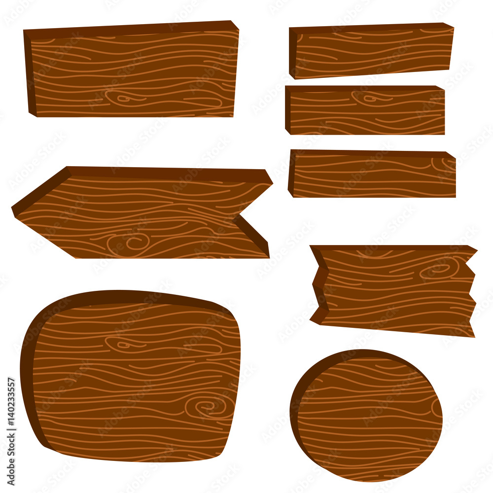 Wooden board planks vector illustration. Wooden board planks vector illustration.