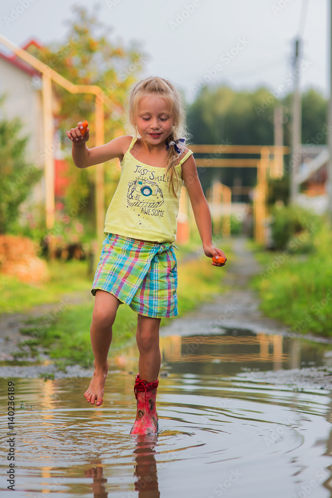 Little girls hotsell rubber boots