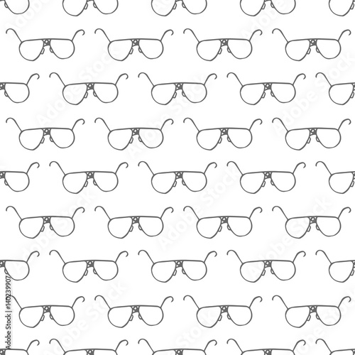 sun glasses seamless vector pattern