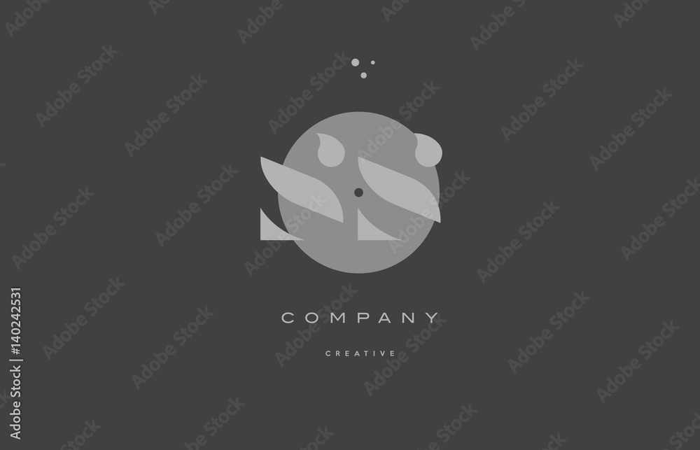 ss s s grey modern alphabet company letter logo icon ss s s grey modern alphabet company letter logo icon