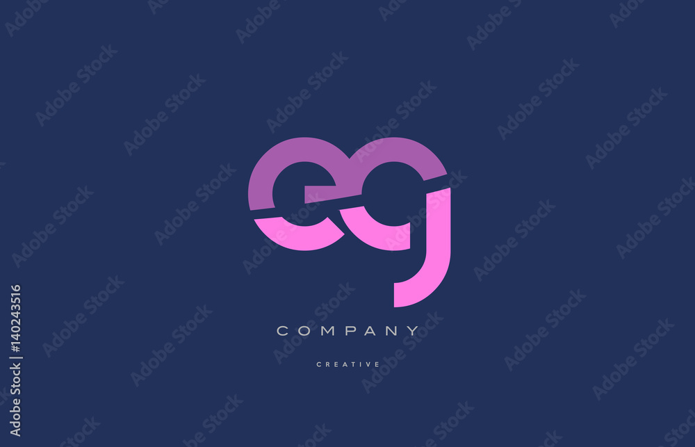 eg e g pink blue alphabet letter logo icon eg e g pink blue alphabet letter logo icon