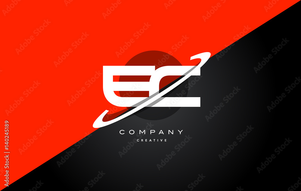 ec e c red black technology alphabet company letter logo icon ec e c red black technology alphabet company letter logo icon
